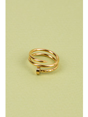 Каблучка KOL-DM-173 Золотистий Золотистий 17,3