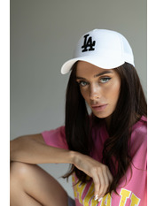 Бейсболка BK-1112 Білий 55-56 Біло-чорна