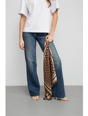 Хустка атласна APL-1524 Коричневий