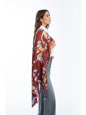 Хустка атласна APL-254405 Бордовий