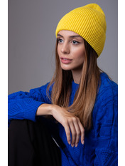 Бавовняна шапка SHP-47473 Жовтий