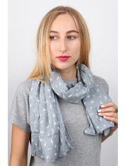 Шарф К-1 Сірий