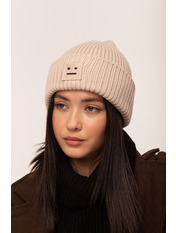 Вовняна шапка SHP-220712 Бежевий