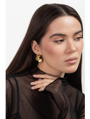 Сережки фігурні SER-13227 Золотистий 1 Золотистий