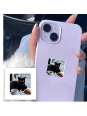 3D стікери "Rich black cat" SX-297 3D стікери