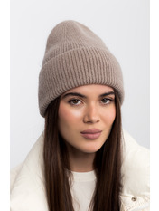 Шерстяна шапка SHP-25007 Бежевий Верблюд