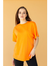 Футболка oversize FUT-455 Помаранчевий Жовтий XS