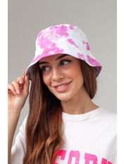 Панама PN-4908 Білий Біло-малинова Рожевий one size
