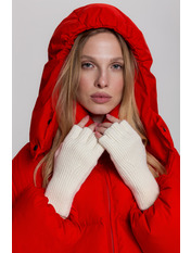 Мітенки M-105 Білий one size Білий one size