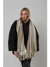 Шарф SH-150122 Молочний Сірий Молочно-сірий