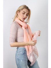 Шарф SVC-1901* Персиковий Коричневий Бежевий