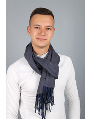 Чоловічий шарф MS-03 Синій