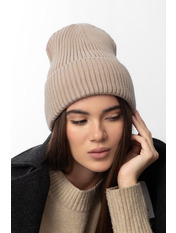 Трикотажна шапка SHP-M-20532 Бежевий Верблюд