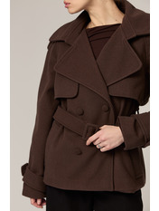 Тренч  KAR-1063 one size Коричневий Коричневий one size