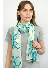 Шарф SSH-1804 Бірюзовий яя_Бірюзовий яя_150*50