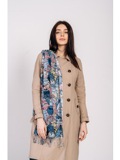 Шарф B-2004-N Синій