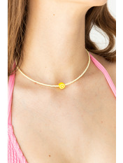 Чокер handmade HMCH-124 Жовтий