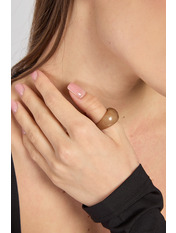 Каблучка KOL-601 Золотистий Бежевий