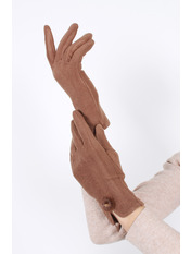 Жіночі рукавиці Пейсі Капучиновий one size яКапучіно