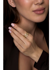 Каблучка KOL-3206 Золотистий