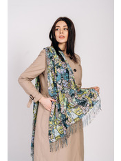 Шарф B-2004-N Жовтий+блакитний Жовтий Блакитний