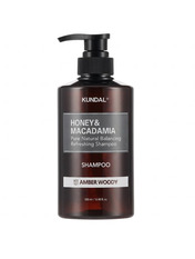 Шампунь відновлюючий Honey & Macadamia KUNDAL Amber Woody 500 мл