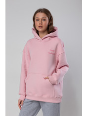 Худі вільне KOF-H221007 Рожевий XS-S