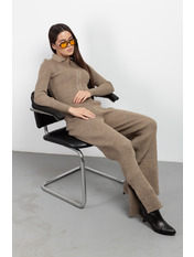 Трикотажний костюм KT-92492 one size Бежевий Бежевий one size