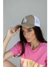 Бейсболка BK-1112 Біло-бежевий Білий 55-56 Бежевий