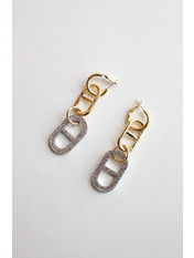 Сережки підвіски SER-21123 Золотистий