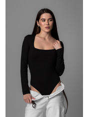 Боді BO-17004 XS Чорний Чорний XS