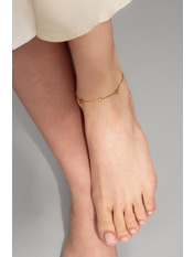 Браслет на ногу BRS-328 Золотистий