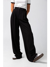 Штани з костюмної тканини BR-290 Чорний M