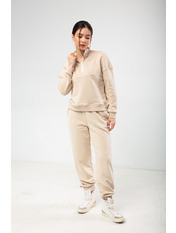 Трикотажний костюм KT-K221014 Бежевий XS/S