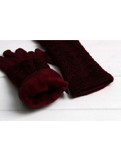 Жіночі рукавички трикотажні сенсорні Силія