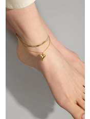 Браслет на ногу BRS-326 Золотистий