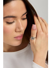 Каблучка KOL-602 Сріблястий