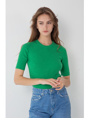 Футболка приталеного крою FUT-224200 Зелений one size