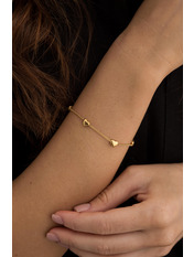 Браслет BRS-9630 Золотистий