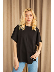 Футболка oversize FUT-455 Чорний XS