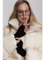 Мітенки М-14 one size Чорний Чорний one size