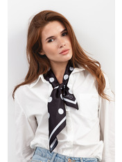 Хустка атласна APL-103 Чорний