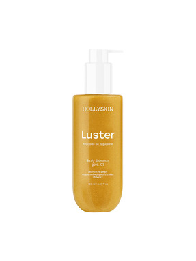 Шимер для тіла Luster Avocado oil Hollyskin 150 мл  Gold