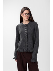 Кардиган  KAR-8524 one size Антрацит Сірий Антрацит one size