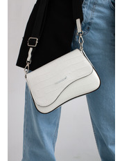 Сумка Кріпсі Білий яя_23*15*6