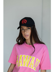 Бейсболка BK-1374 Чорно-червона Чорний one size Червоний