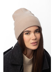 Трикотажна шапка SHP-51935 Молочний Льон