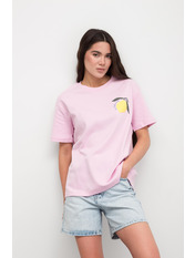 Футболка FUT-8163 L Рожевий Рожевий L