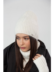 Ангорова шапка SHP-46365 Білий
