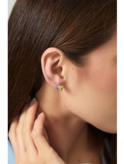 Сережки пусети SER-12691 Сріблястий 1 Сріблястий